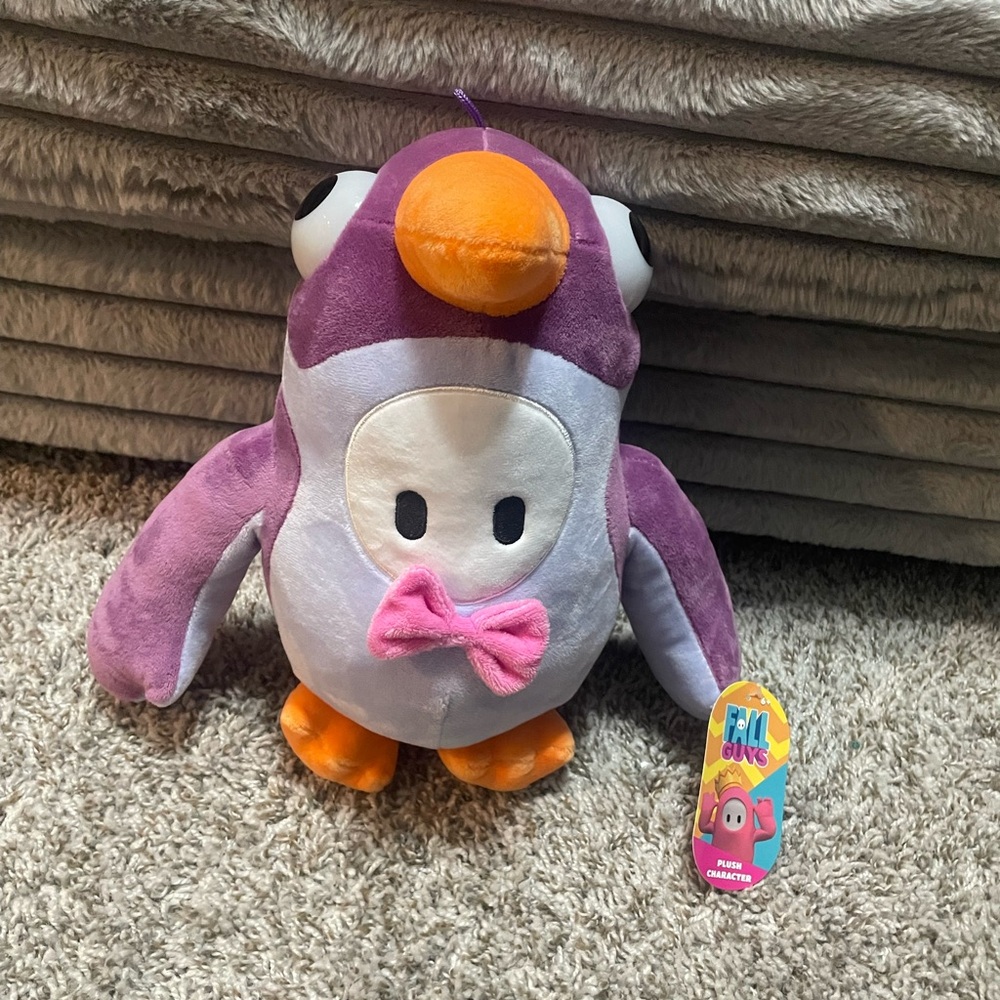 Fall Guy Plush Purple Penguin Plush NWT